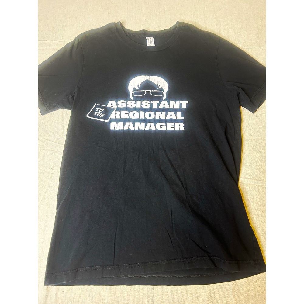 Bella+Canvas Dwight Schrute The Office  Graphic Print Crew Neck T-Shirt L 0002